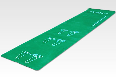 Standing long jump mat